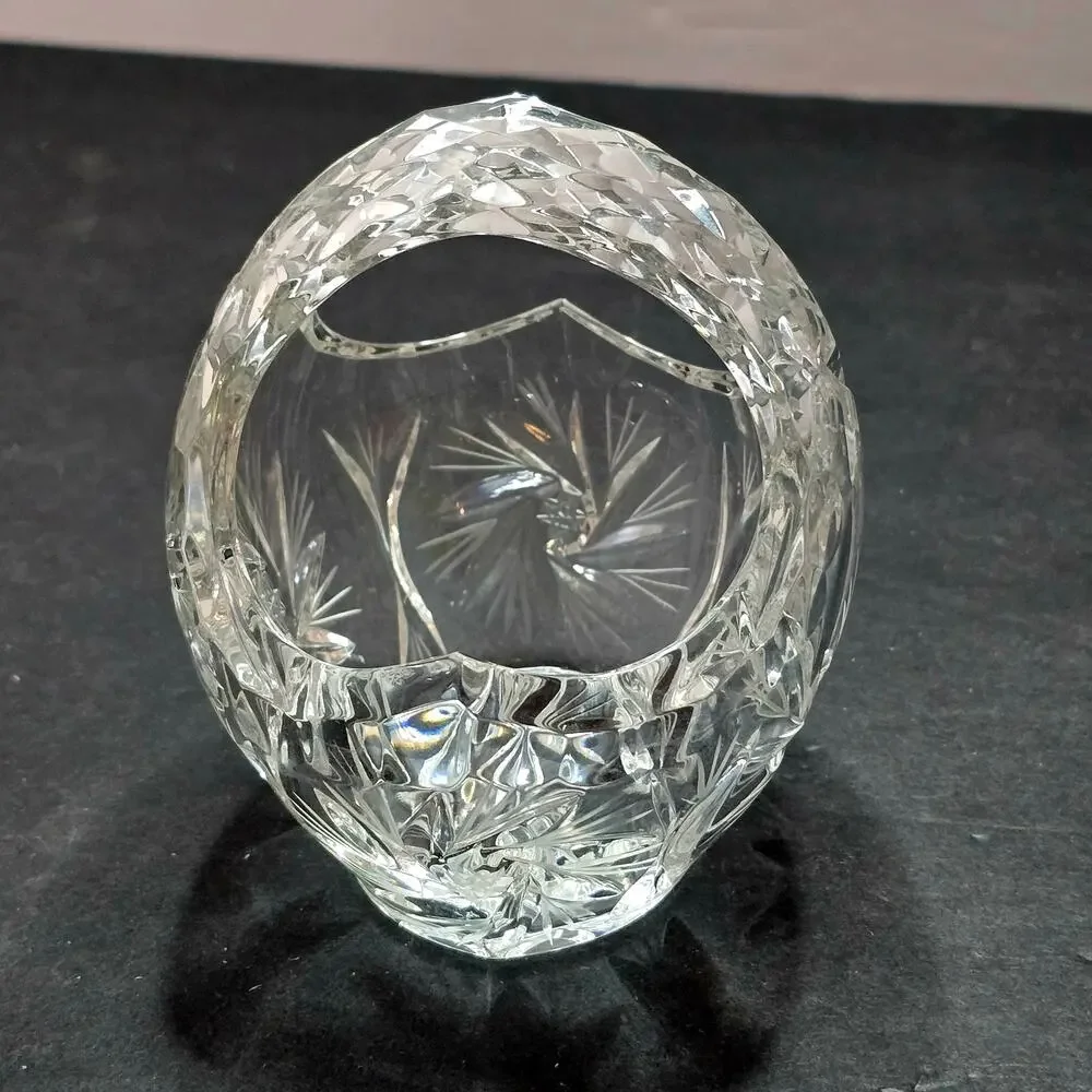 Cut Crystal Basket 4